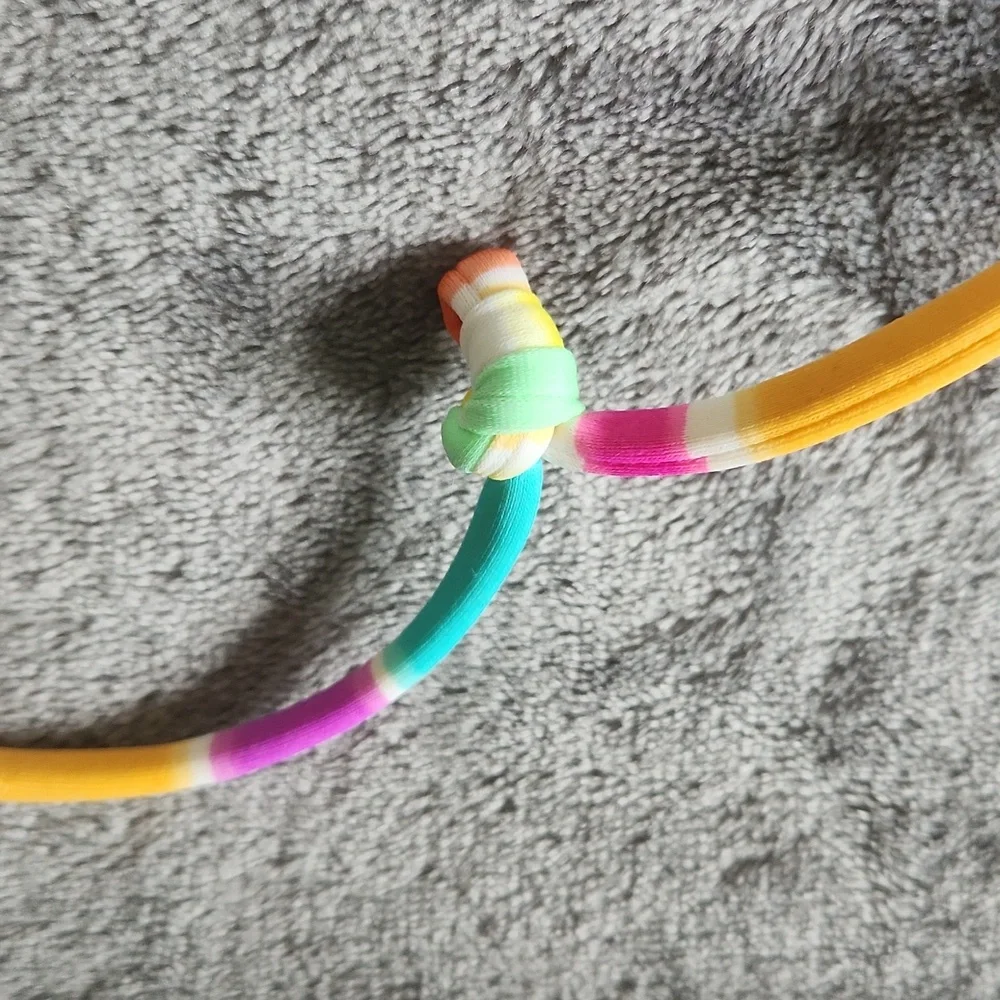 Victoria's Secret, Woman's Sz S/P, Rainbow Color Bikini Top, Just Stunning! - Picture 3 of 11